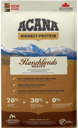 Acana Highest Protein Dog Ranchlands