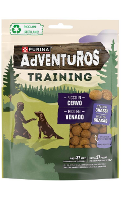 Biscoitos para cão Adventuros Training Venison - Biscoitos & Snacks para Cães