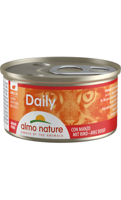 Almo Nature Cat Daily Diced with Beef | Wet (Lata)