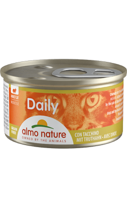 Almo Nature Cat Daily Mousse with Turkey | Wet (Lata)