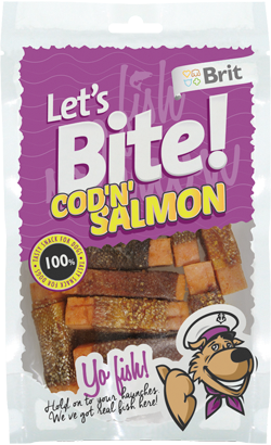 Brit Let's Bite Cod'n' Salmon - Descontinuado