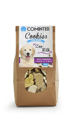 Cominter Dog Snack Cookies Zoo Milk