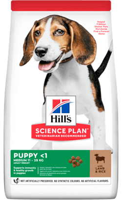 Hills Science Plan Medium Puppy with Lamb & Rice