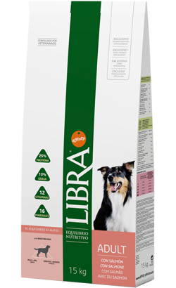 Libra Dog Adult Salmon - Promoção