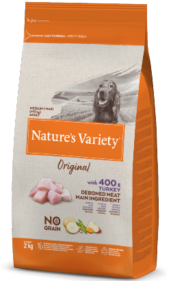 Natures Variety Dog Original No Grain Medium Maxi Adulto Peru