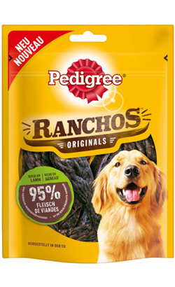 Pedigree Dog Snack Ranchos Originals Lamb