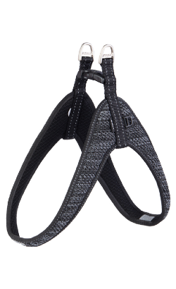 Rogz Peitoral Fast Fanbelt Preto