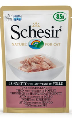 Schesir Cat Atum com Filete de Frango em Gelatina | Wet (Saqueta)