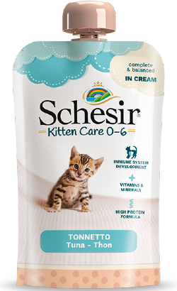 Schesir Kitten Care Creme Atum 0-6 Meses | Wet (Saqueta)