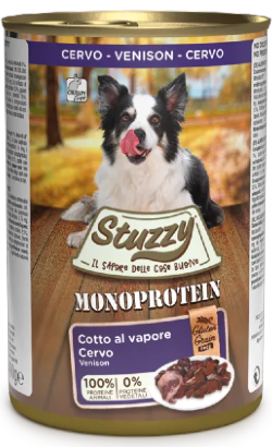 Stuzzy Monoprotein Grain & Gluten Free Dog | Venison | Wet (Lata)